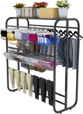 Free Standing Garment Rack,Metal Floor Stand For Bras,Shorts,Socks,Underwear,Shopping Mall Garment Organizer With Top Storage For Shopping Malls,Exhibitions And Retail,A100X135Cm