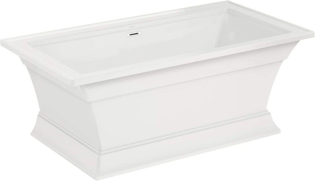American Standard 2546004.020 Town Square S 68 in. Acrylic Freestanding Soaker Bathtub, White