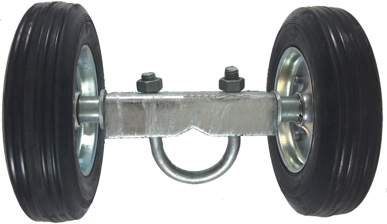 6' CHAIN LINK ROLLING GATE HARDWARE KIT: (Chain Link Fence Gate Parts) (6' Rut Runner, 2 Track Wheels, 6 Track Brackets, 1 Rolo Latch)