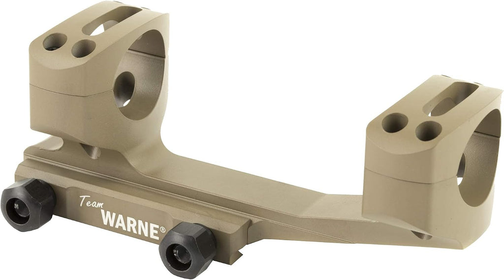 WARNE XSKEL30TW Gen 2, Extended Skeletonized 30mm MSR Mount, 6061 T6 Aluminum, Steel Threaded Inserts, Black | Two-Inch Forward Cantilever, Steel Threaded Inserts, MSR Ideal Height, Fits 34mm Scope Tubes, Lightweight Construction