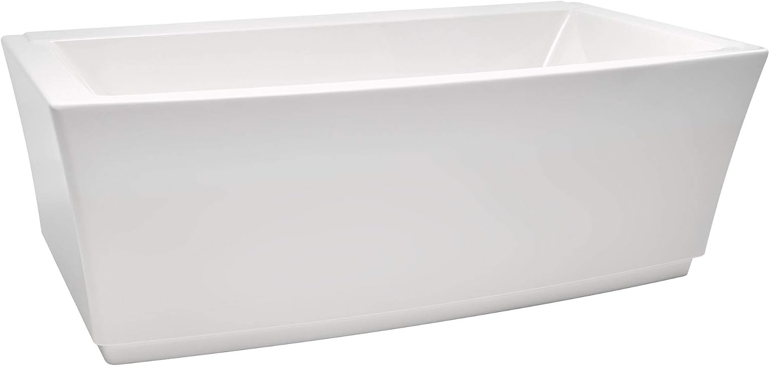 American Standard 2691004.020 Townsend 68 in. Acrylic Freestanding Soaker Bathtub, White