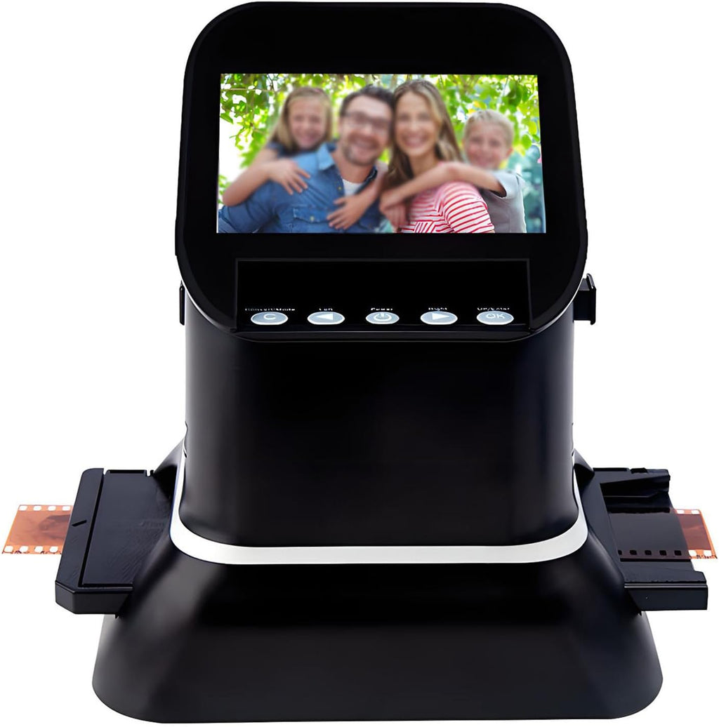 Professional 22mp 35mm & 120 Medium Format Film Scanner,4.3-Inch Digital Film & Slide Scanner,High-Resolution Slide & Negative Digitizer,Scanning Speed 1-3 S