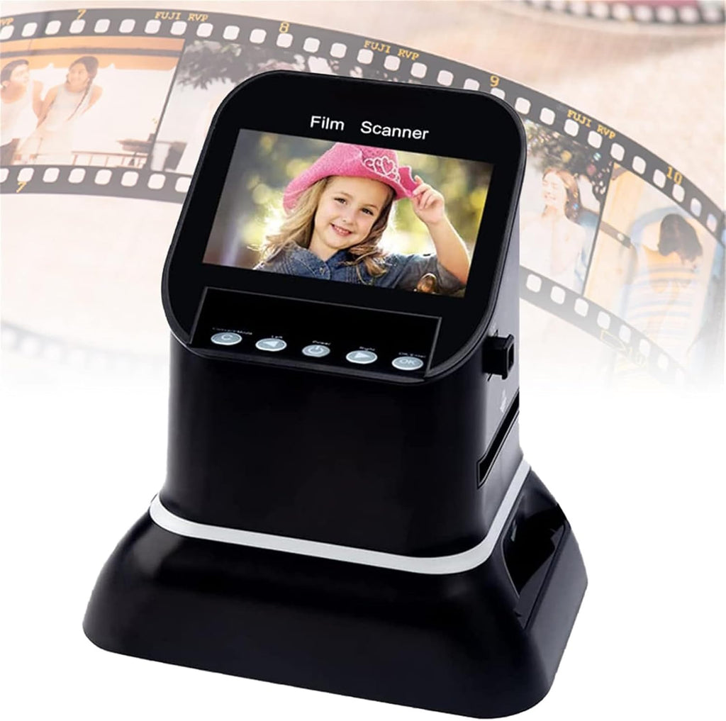 High Resolution 120 Film Scanner 22 Mega Pixels Slide Negative Photo Scanner Digital 35mm 135 126KPK Film Converter 4.3' LCD
