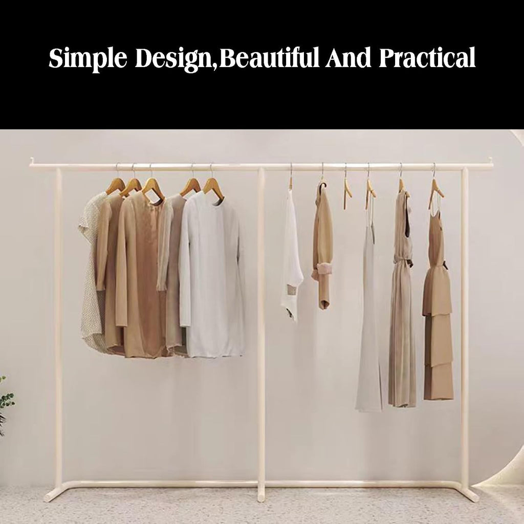 Single Arm Clothes Rack,Freestanding Garment Heavy Duty,Large Load Capacity for Retail And Home Storage(180x160cm)