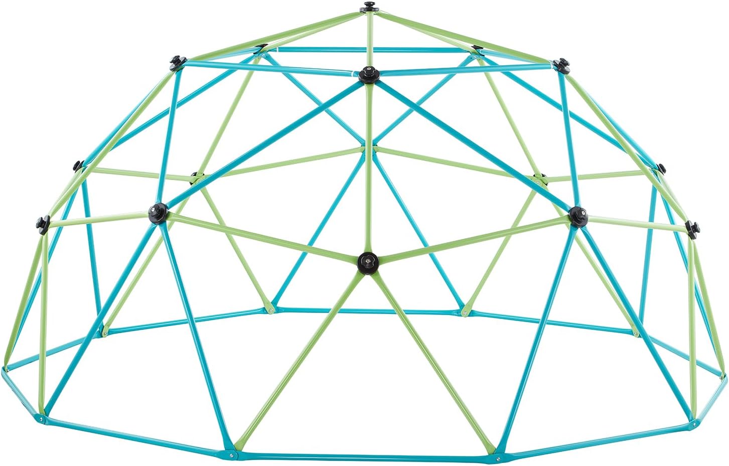 VEVOR Climbing Dome, 10FT Geometric Dome Climber with Saucer Swing, 1000LBS Loading Kid's Jungle Gym Playground, Easy-Assembly Outdoor Backyard Climbing Equipment for Boys Girls 3 to 10 Years Old