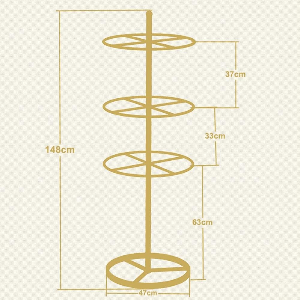 Clothing Store Rotating Underwear Display Rack, 3 Tier Metal Bra Rack Shorts Socks Freestanding Garment Rack Hanger, Floor-Standing Clothes Organizer for Retail Store Boutique