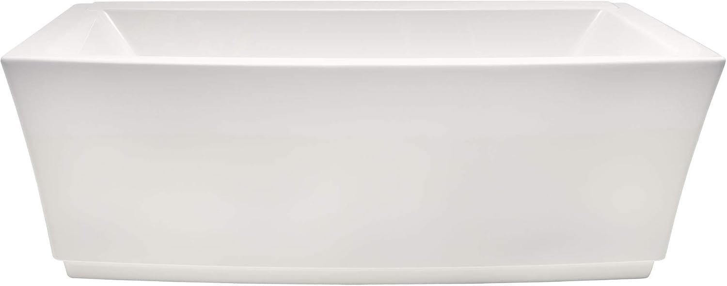 American Standard 2691004.020 Townsend 68 in. Acrylic Freestanding Soaker Bathtub, White