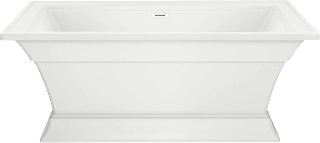 American Standard 2546004.020 Town Square S 68 in. Acrylic Freestanding Soaker Bathtub, White