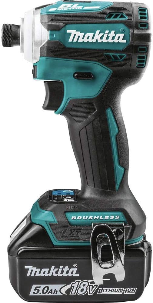 Makita XDT16T 18V LXT Lithium-Ion Brushless Cordless Quick-Shift Mode 4-Speed Impact Driver Kit (5.0Ah)