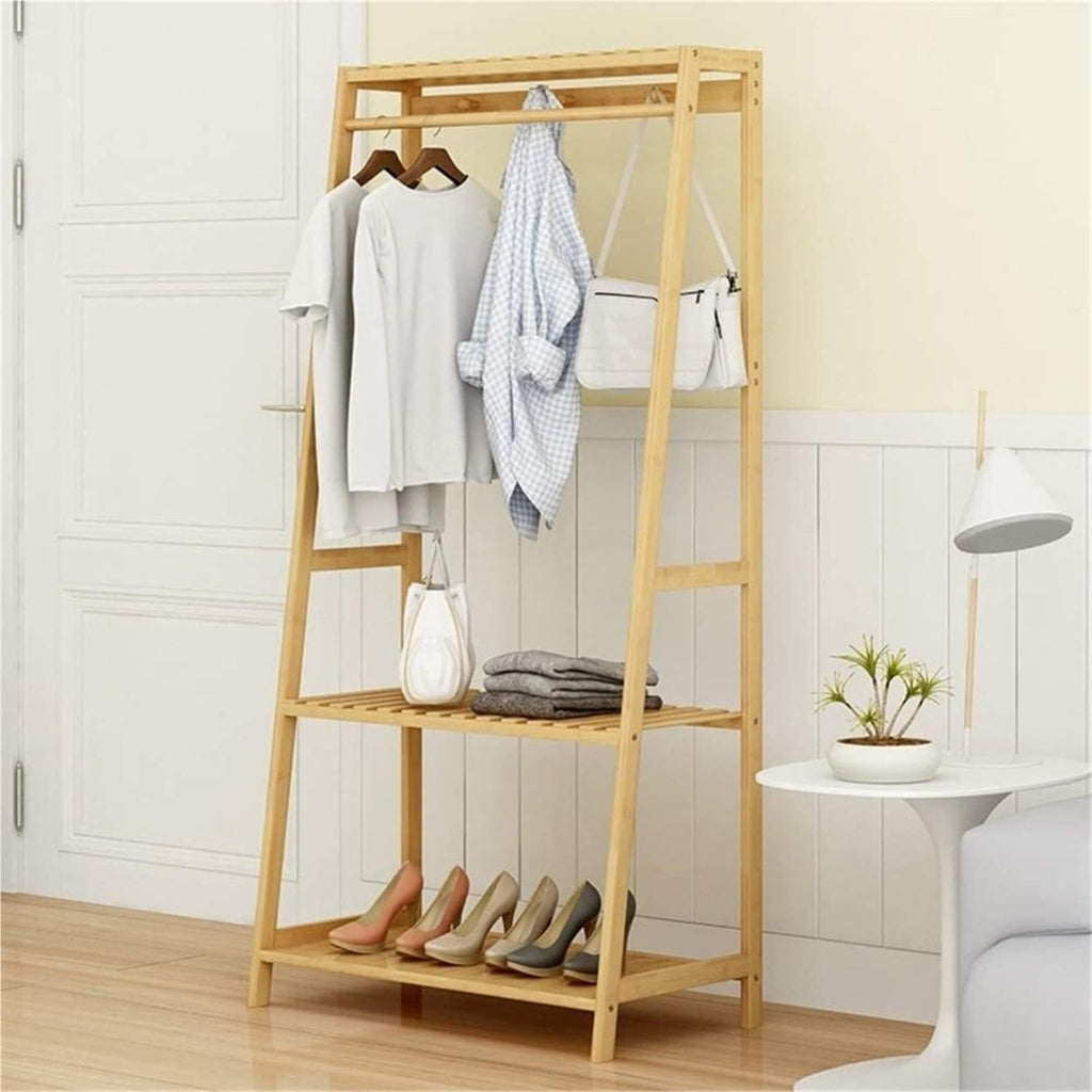 IRYZE Coat Shelf Coat Rack Stand Coat Stands Heavy Duty Adjustable Clothing Rail Garment Clothes Rack Collapsible with Hooks for Shoes Hats Scarves Coat Holder Coat Hat Rack