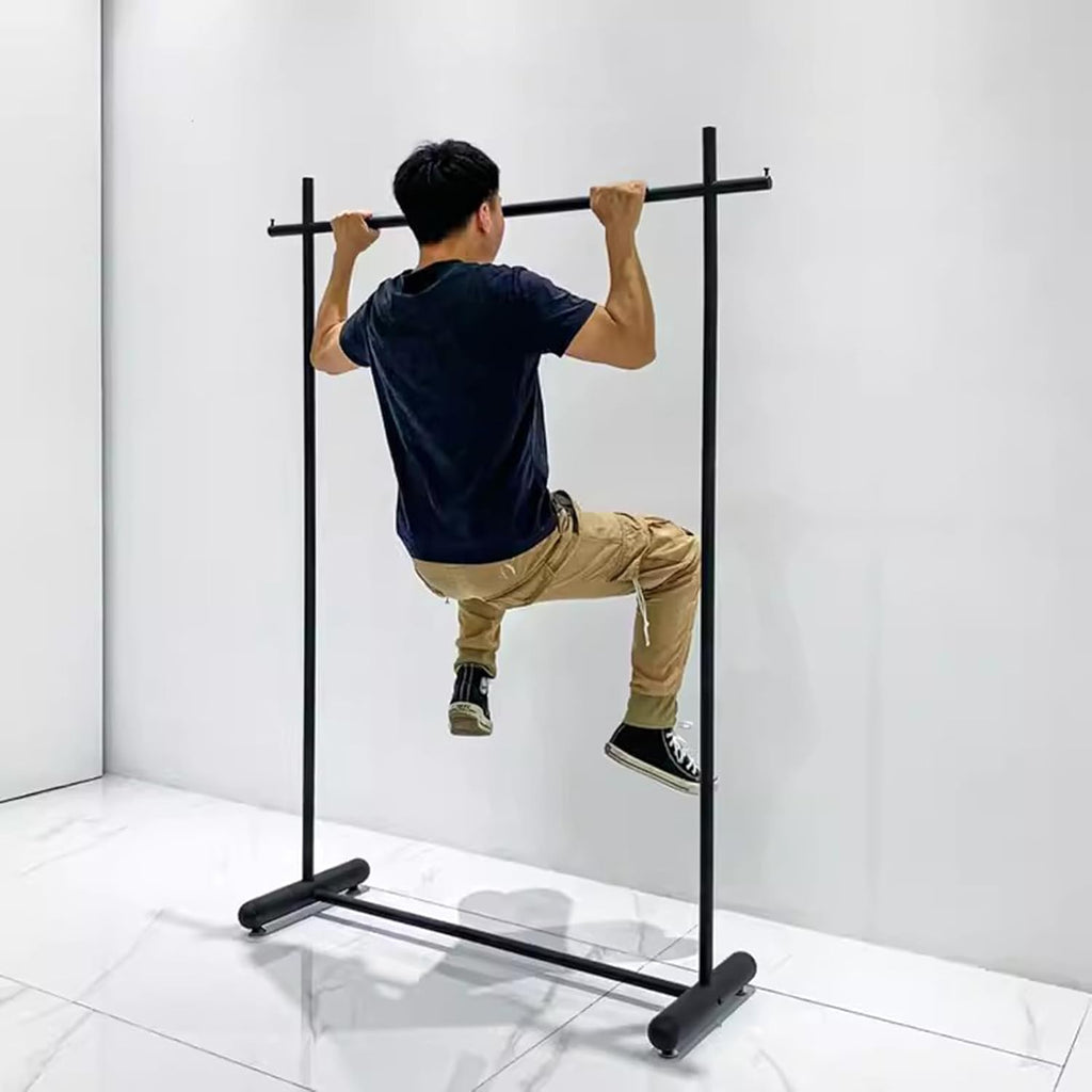Heavy duty Garment rack Modern Black Wrought Iron Clothing Rack For Hanging And Display Clothes Freestanding Coat Rack For Bedrooms And Boutiques Commercial Metal Clothes Rail Easy To Assemble ( 150X