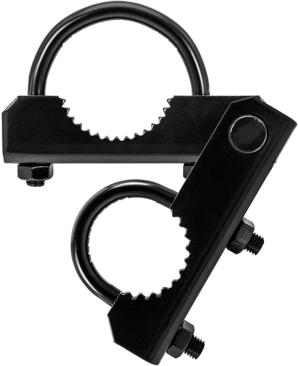 Black Commercial 180° Gate Hinge - Fits 2-3/8' Post & 1-5/8' to 1-7/8' Frame (Case of 10)