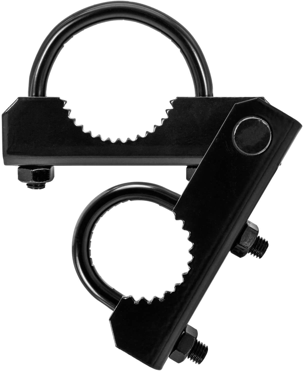 Black Commercial 180° Gate Hinge - Fits 2-3/8' Post & 1-5/8' to 1-7/8' Frame (Case of 10)