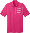 Personalized Men's Polo Shirt with Photo Logo Print 10 Pack Custom Uniform Shirt
