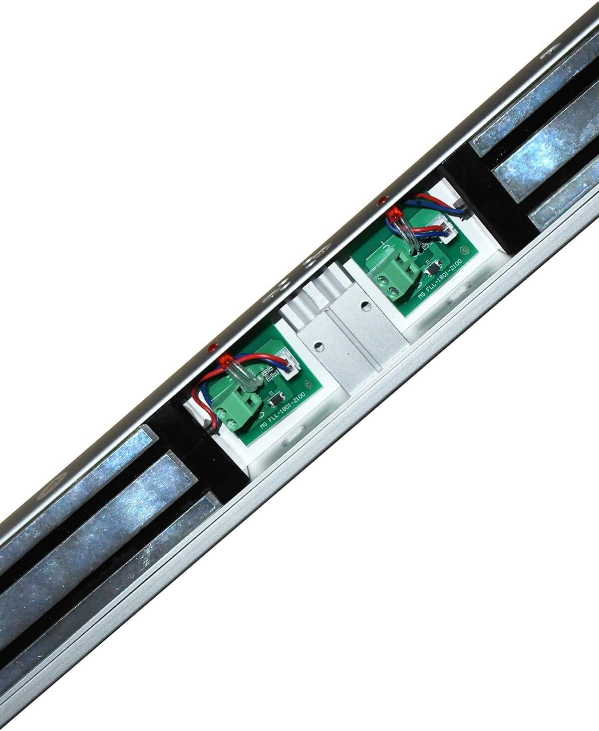 Dual Door Magnetic Lock with Z and L Bracket 600lbs Holding Force Electromagnetic Lock for Double Door Access Control System