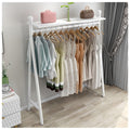 Freestanding Industrial Garment Rack, Large Capacity Heavy Duty Metal Garment Rack, Bra Shorts Swimwear Retail Store Display Hanger, Multiple Uses Hanging Rack for Home and Retail(White,120x40x160 cm)