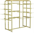 Two-sided Heavy-duty Retail Organizer Clothing Store Shelf, Commercial Lingerie Garment Rack, Metal, Underwear Sock Display Stand, for Bras, Shorts, Hats, 3 Tier(B)