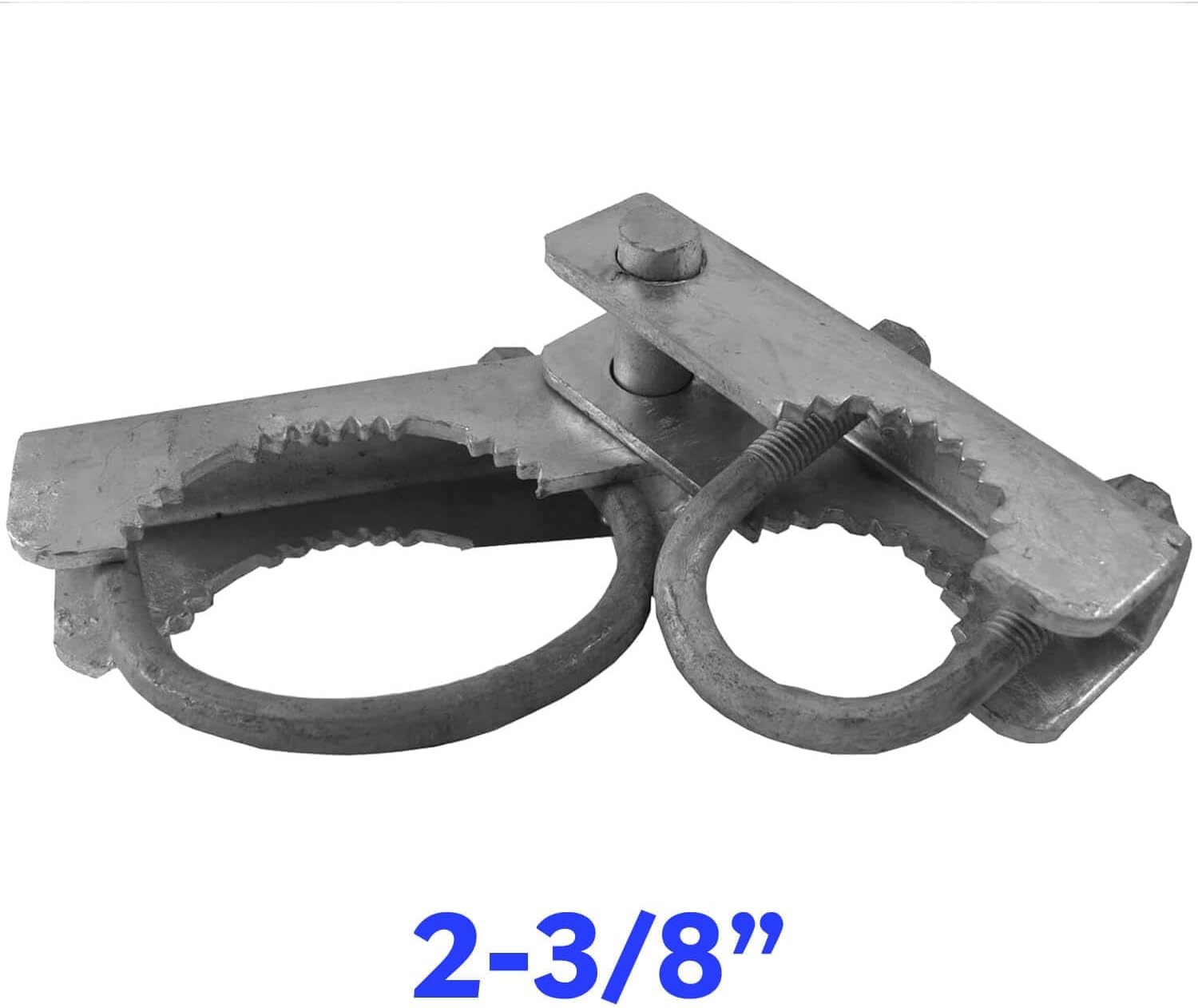 Chain Link Fence 180 Degree Commercial Duty Gate Hinge-for 6-5/8' Outside Diameter Gate Post/Pipe & 1-5/8 Thru 1-7/8' Gate Frames. CASE Qty 4