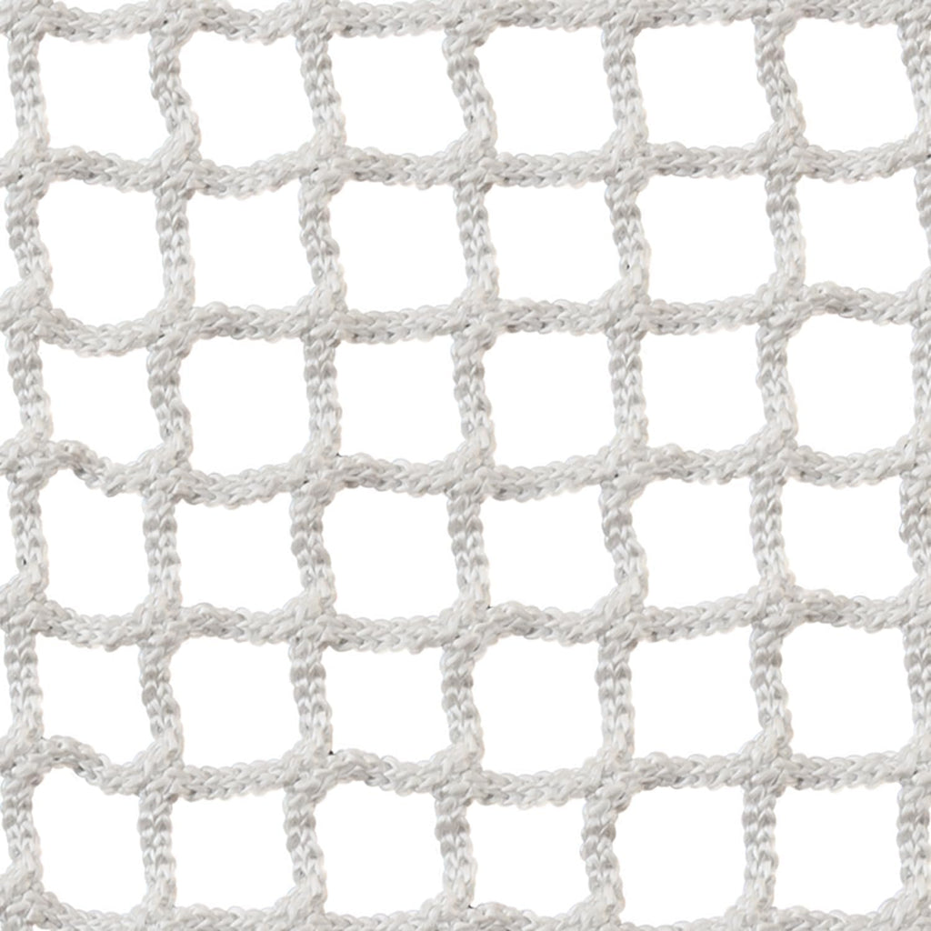 Champion Sports Lacrosse Goal Net - 8mm Official Size White Nylon Net Replacement (Pack of 2)