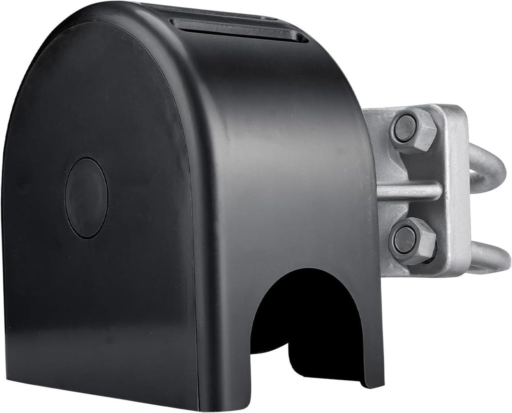 Sliding Gate Rollers, Nylon Cantilever Slide Gate with Covers, Rolling Cantilever, 4' Round Post, 2-3/8' or 2-1/2' for Chain Link Fence Gate Frame, Slide Gate Roller Hardware - Pack of 4