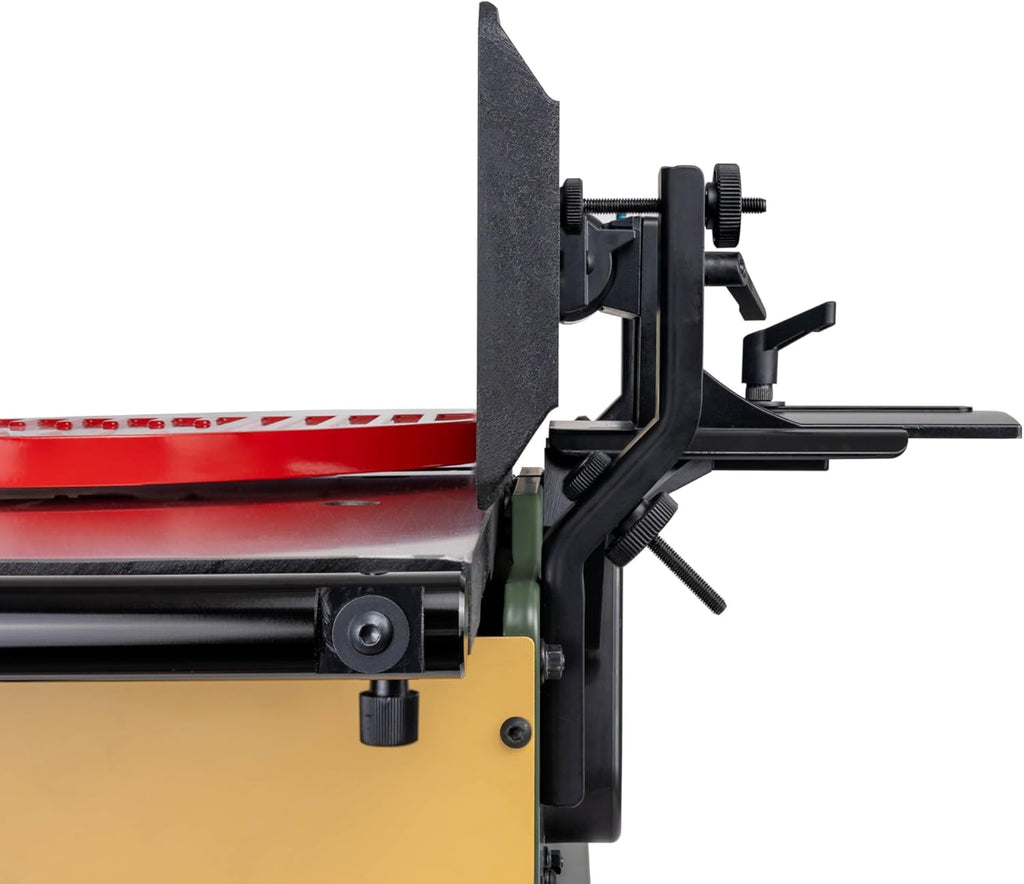 Cutech 401120HI-IF 12-Inch Spiral Cutterhead Benchtop Jointer with Cast Iron Tables, 24 TC Inserts, Extra Large 24' x 6' Cast Iron Fence, Additional 8½' Fence Enhancement Brackets, and a 12-amp Motor