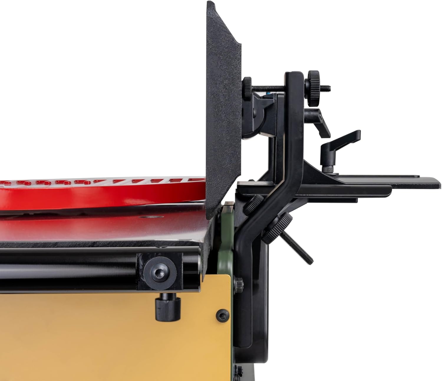 Cutech 401120HI-IF 12-Inch Spiral Cutterhead Benchtop Jointer with Cast Iron Tables, 24 TC Inserts, Extra Large 24' x 6' Cast Iron Fence, Additional 8½' Fence Enhancement Brackets, and a 12-amp Motor