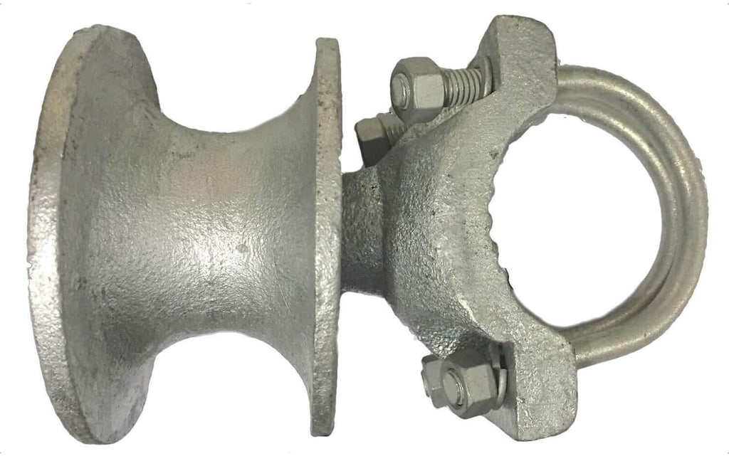 2-3/8' Post, 1-5/8' Chain Link Fence Gate Frame Mini Cantilevered Gate Rollers - CASE Qty 4