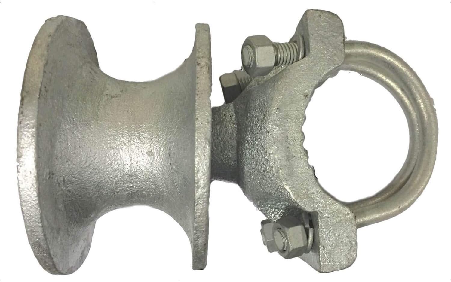2-3/8' Post, 1-5/8' Chain Link Fence Gate Frame Mini Cantilevered Gate Rollers - CASE Qty 4