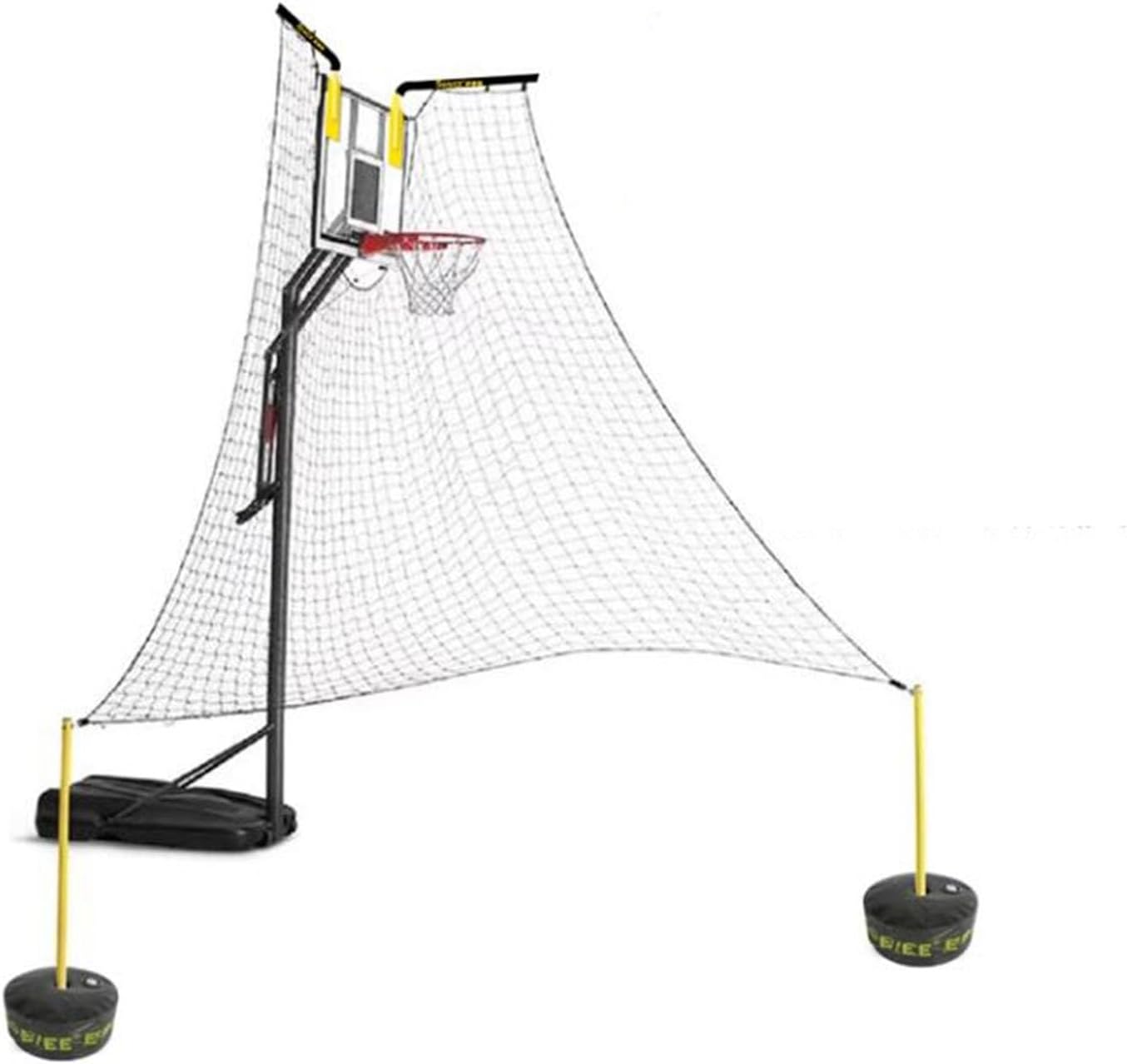 Basketballtrainer Non-Mobile Basketball Rebounder Machine for All Hoops Gym Return for Free-Throw Practice Floor Standing Net Catcher