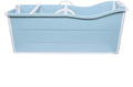 Portable Bathtub 53In Collapsible Soaking Bath Tub Blue Thickened Plastic Folding Bathtub Freestanding Bathtub for Adults, Bearing Capacity 92.48lbs (without Lid)