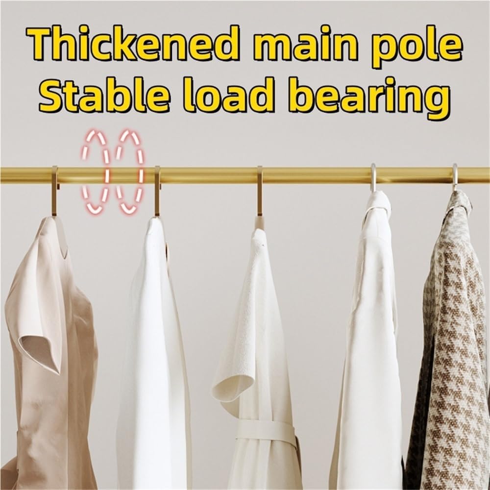 Simple Clothing Rack, Rolling Coat Rack, Garment Organizer with Universal Wheels, Metal Coat Stand for Bedroom, Laundry, Living Room(White,47.2x15.8x57.1in)