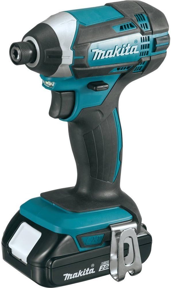 Makita XDT11R 18V Compact Lithium-Ion Cordless Impact Driver Kit, Teal,