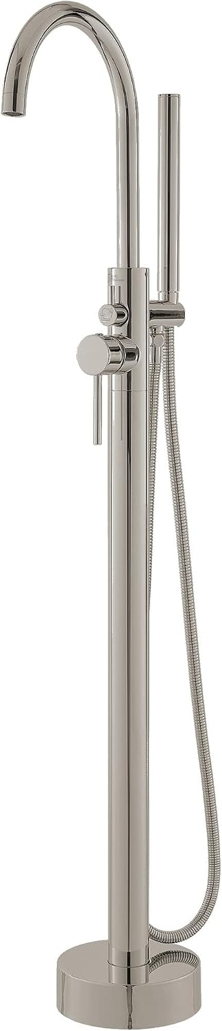 Swiss Madison Well Made Forever SM-FF11BN Ivy Freestanding Bathtub Faucet in Brushed Nickel