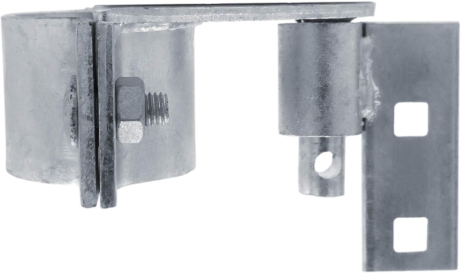 6' CHAIN LINK WALL MOUNTED ROLLING GATE HARDWARE KIT: (Chain Link Fence Gate Parts) (6' Rut Runner, 2 Track Wheels, 6 Wall Mounted Track Brackets, 1 Rolo Latch)