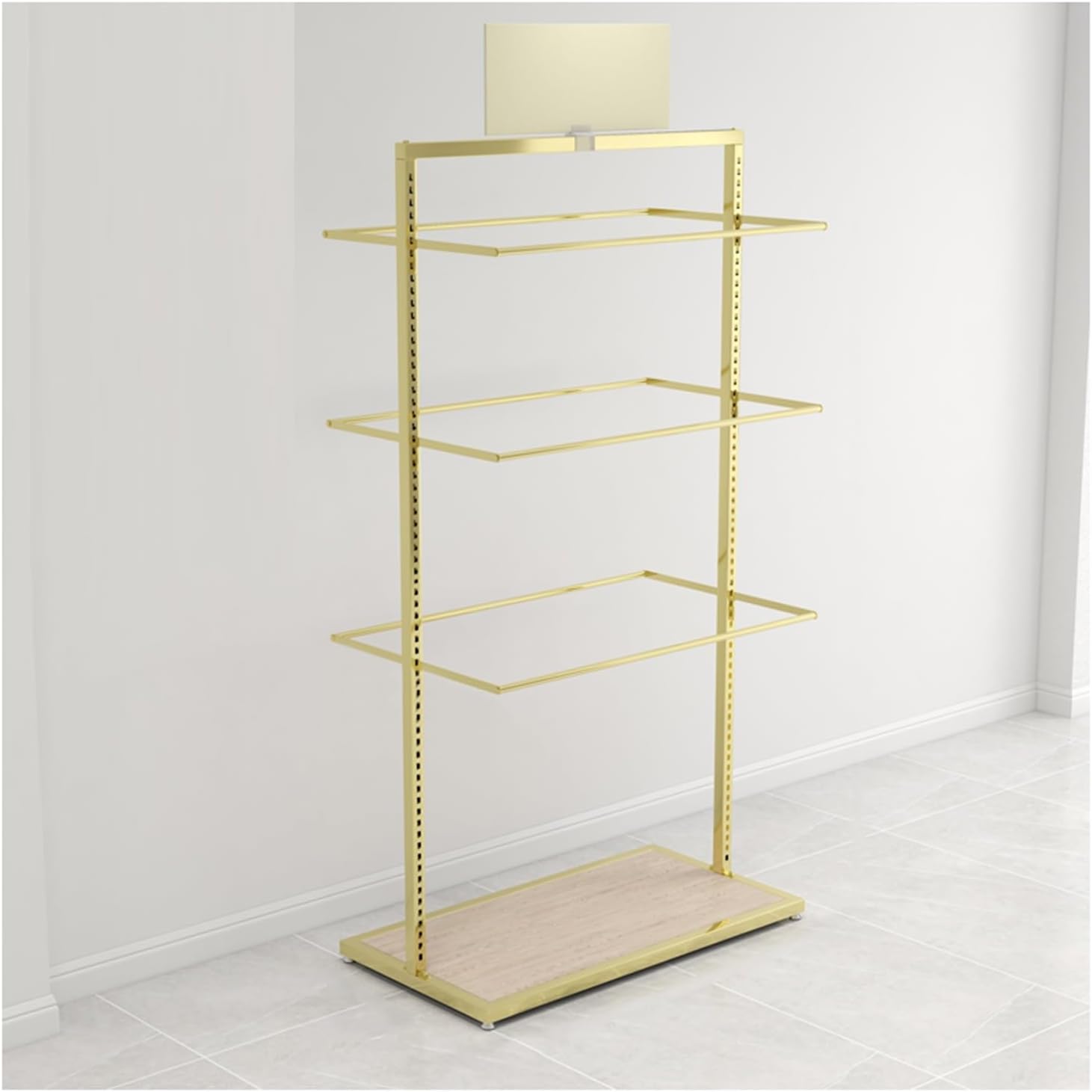 Underwear Display Stands,Metals Lingerie Stand Shelves,Freestanding Clothing Store Boutiques Retail Lingerie Garment Rack,for Socks Bra Panties(Color 3,60 X 40 X 135cm)