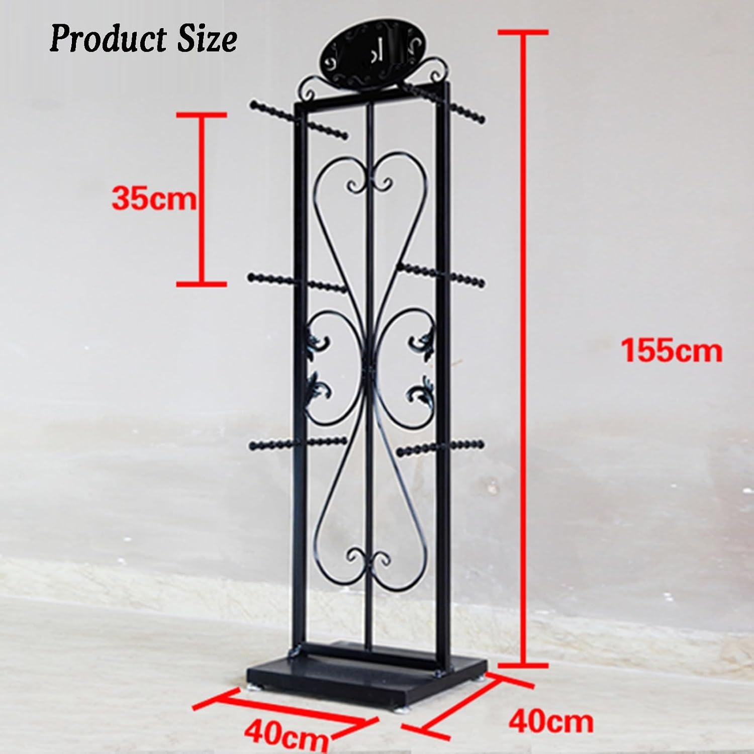 Underwear Display Stands,Metals Lingerie Stand Shelves,Freestanding Clothing Store Boutiques Retail Lingerie Garment Rack,for Panties Bra Socks(White,40 X 40 X 155cm)
