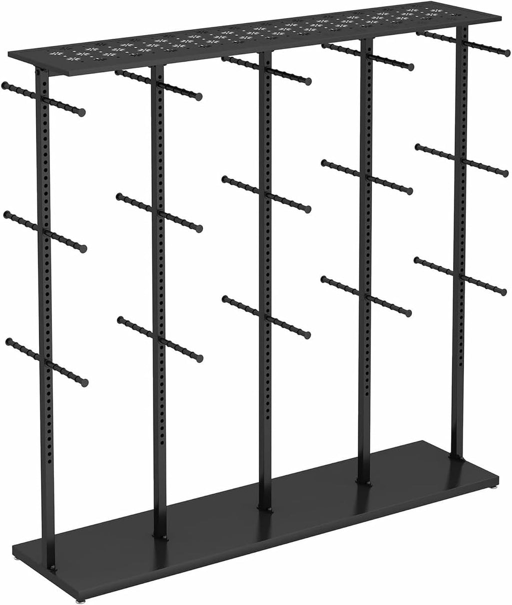 Freestanding Clothing Store Boutiques Retail Lingerie Garment Rack, Underwear Display Stands,Commercial Shelves for Socks Bra Panties Scarves Storage