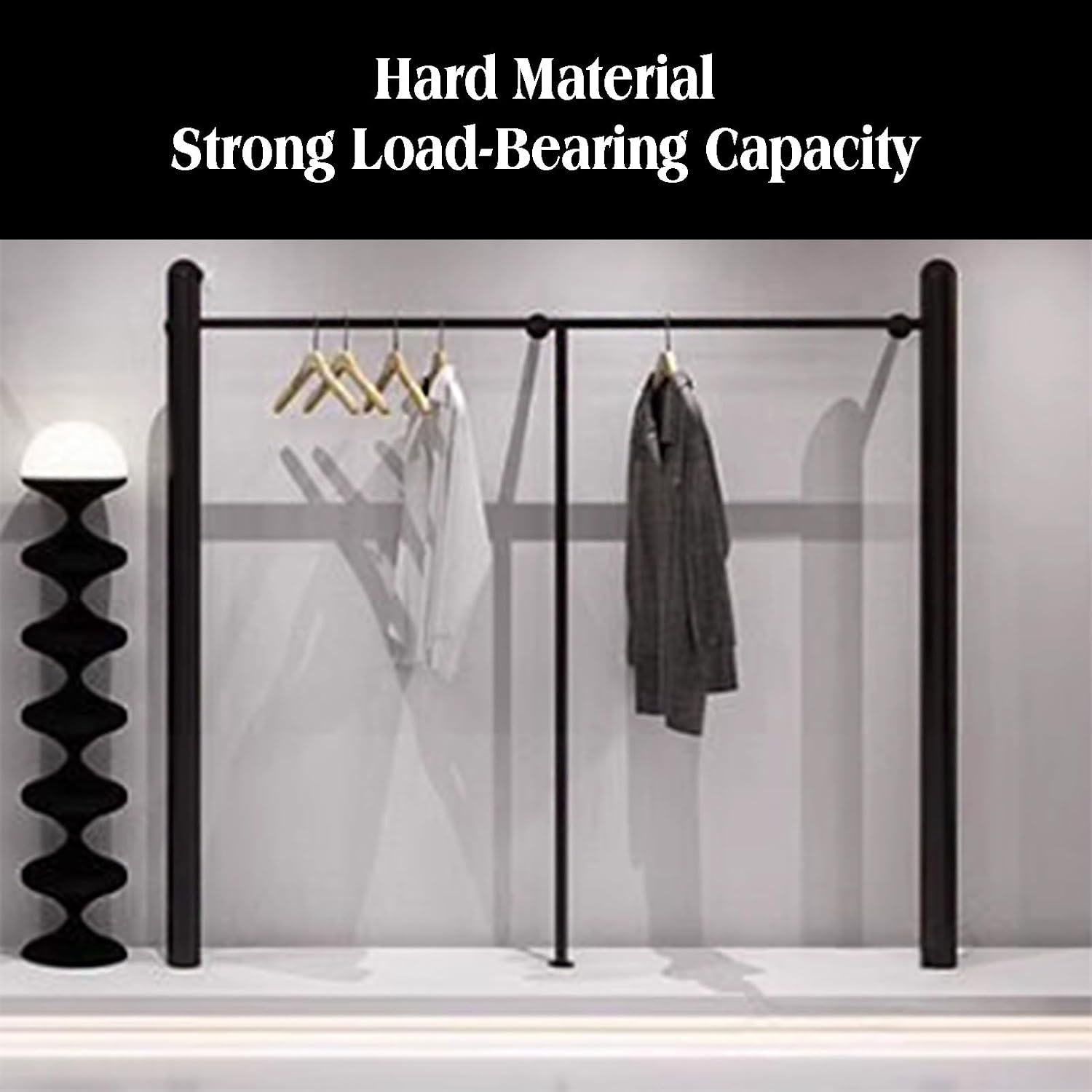 Freestanding Garment Rack Heavy Duty,Unique Closet Wardrobe,for Retail Restaurants and Home Storage(200x160cm)