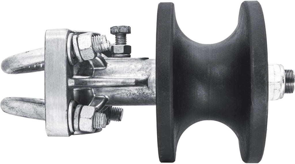Cantilevered Gate Rollers, Cantilevered Rollers, Rolling Cantilever, Slide Gate Roller Hardware, for 3' Post, 2-3/8' Chain Link Fence Gate Frame - Nylon Roller