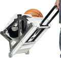 Automatic Basketball Catching & Shooting Machine,Dual-Use Basketball Shooting Rebounder Machine with Net, Basketball Returns (White)