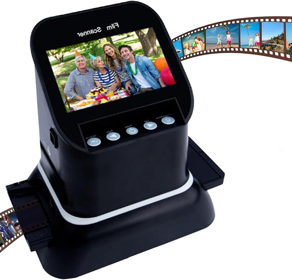 Professional 22MP Film Scanner Slide Scanner with 4.3' LCD, High Resolution Film to Digital Converter for 35mm 120 126 127 135 Negatives & Slides
