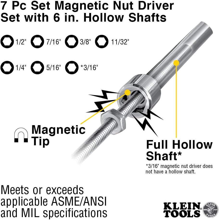 Klein Tools Magnetic Nut Driver and Screwdriver Set
