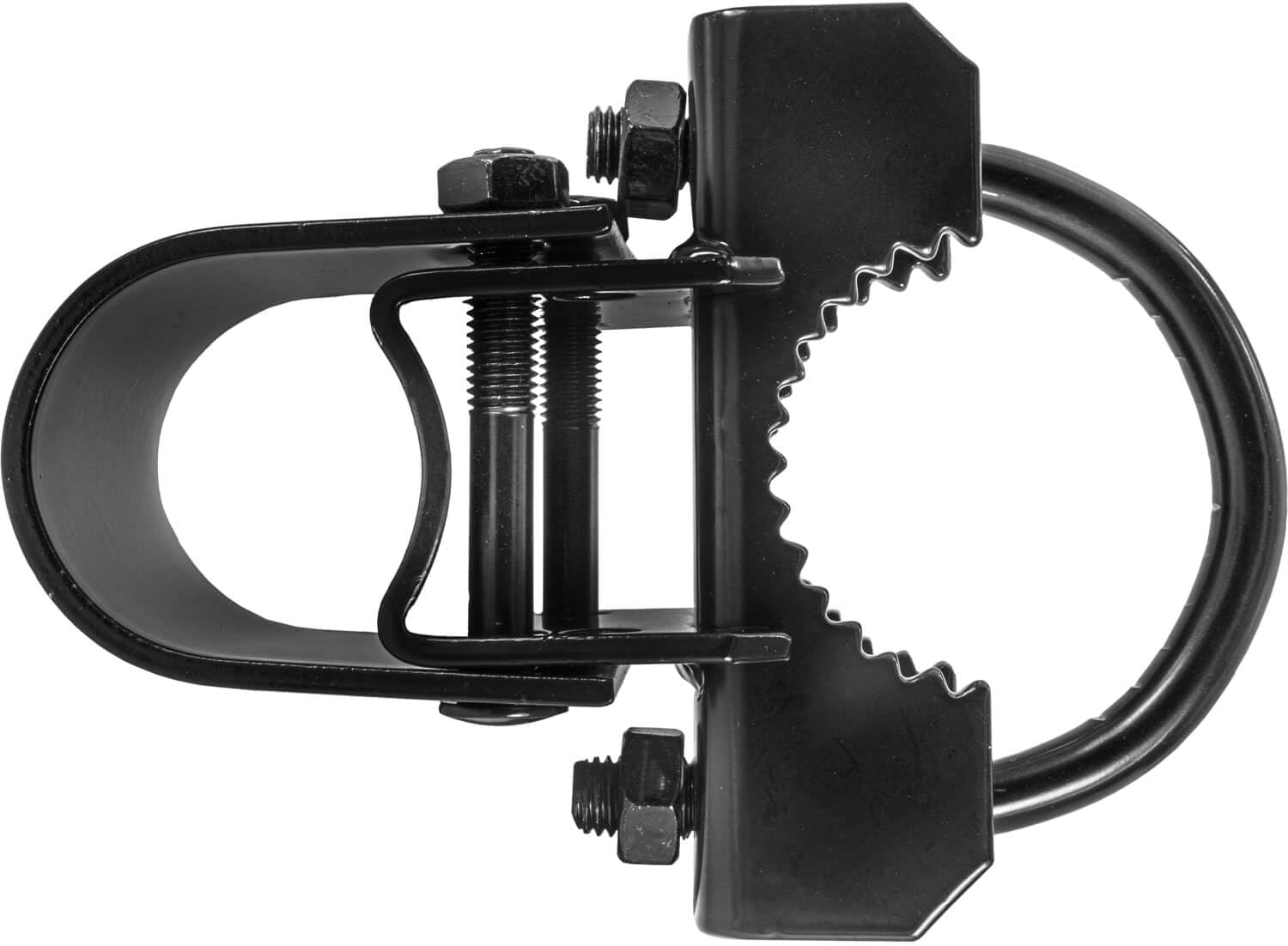 Black 2-7/8' x 1-5/8' or 1-7/8' Bulldog Hinge - Pressed Steel - Powder Coated - CASE Qty 10