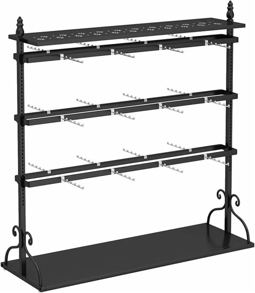 Clothes Rail Garment Rack Metal Underwear Display Stands， Floor Standing Sock Gloves Ornament Organizer Retail Store Metal Hanger Creative Commercial Shelves for Pan