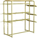 3 Tier Heavy-duty Retail Organizer Clothing Store Shelf, Commercial Lingerie Garment Rack, Metal, Underwear Sock Display Stand, for Bras, Shorts, Hats, 100 * 45 * 135cm(C)