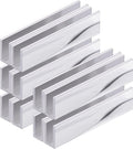 Aluminum Fixed Panel Shower Door U Channel for 1/2' Thick Glass 95 inches Length (10, Chrome Finish)
