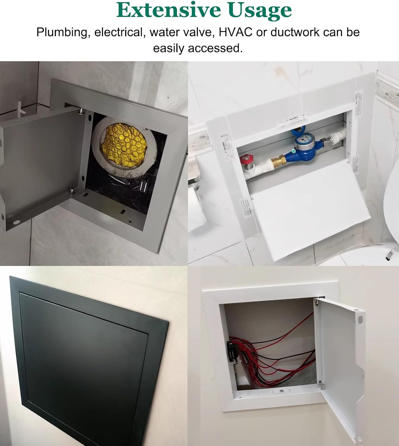 Access Panel Attic Door Access Panel for Drywall, 10x12 12x18 14x16 18x20 12x22 in Plumbing Access Door, Push Latch Service Panel Inspection Hatch(16x22in(40x55cm))