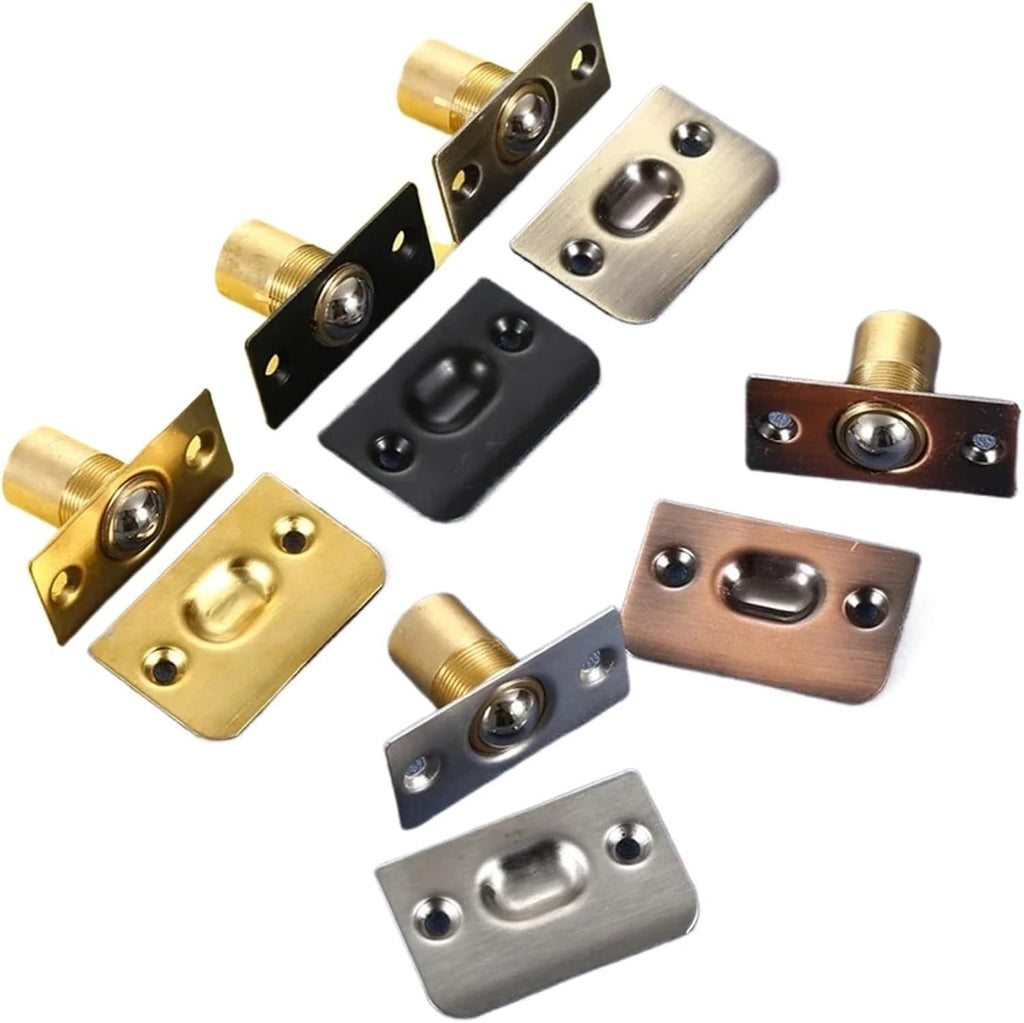 Closet Door Ball Catch, Adjustable 10/20pcs Ball Catch Latch Door Top Bead Spring Lock Closet Doors Beads Replacement Parts