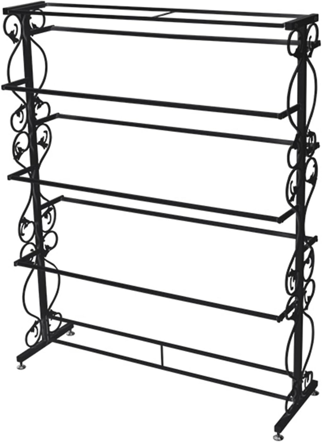Free Standing Garment Rack Organizer, Commercial Grade Retail Display Racks, Merchandise Socks Underwear Scarf Shorts Slippers Accessories Storage Hanger, Clothing Shelves (Color : Black, S