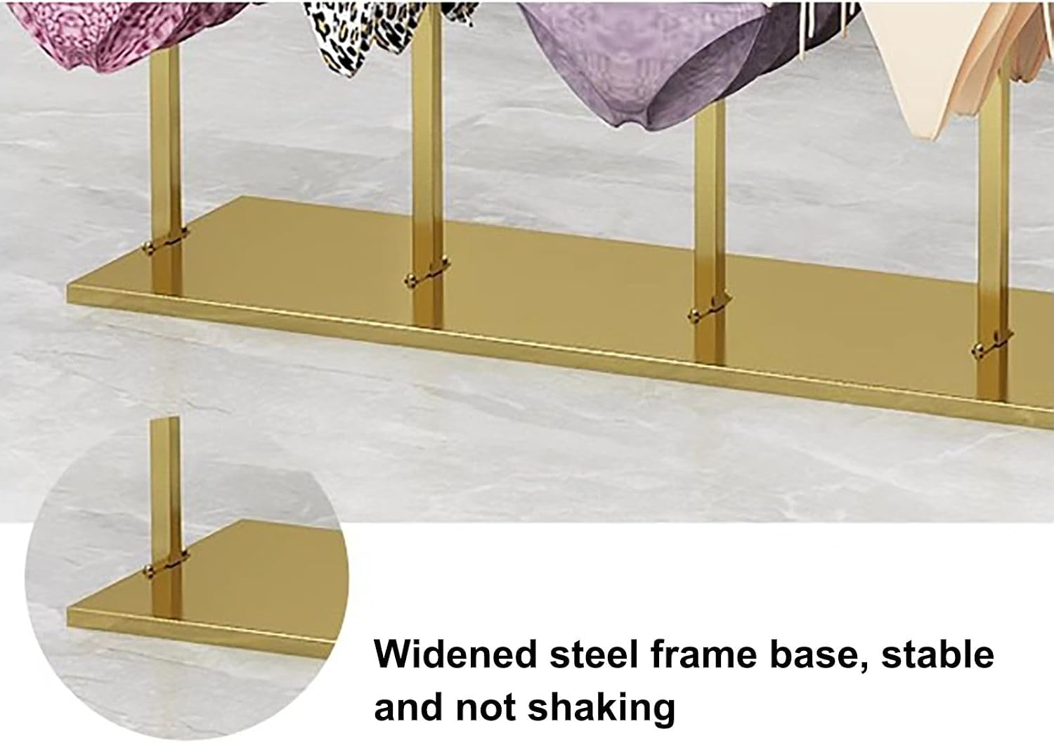 Freestanding Clothing Store Retail Lingerie Garment Rack, Panty Shorts Bra Hanging Rack Garment Hanger, Underwear Display Stands,Commercial Shelves